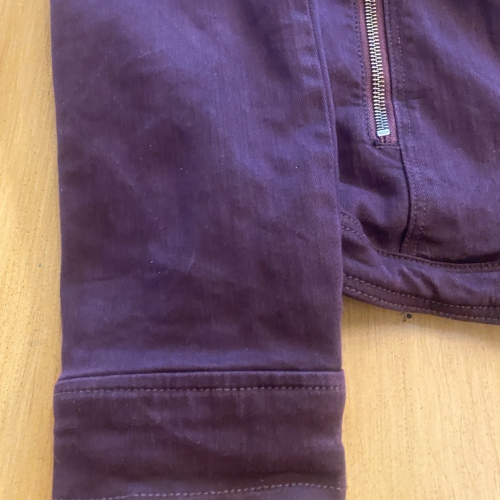 Liverpool Women’s Purple Denim Jean Jacket Size S great condition - Picture 12 of 13